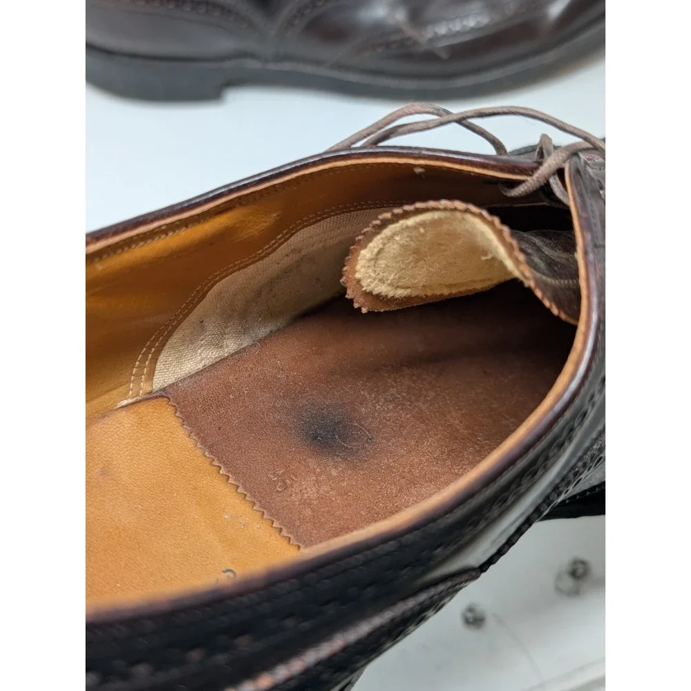 Florsheim Imperial Kenmoor Short Wingtip Shell Cordovan Shoes Men's Sz 13B 32301